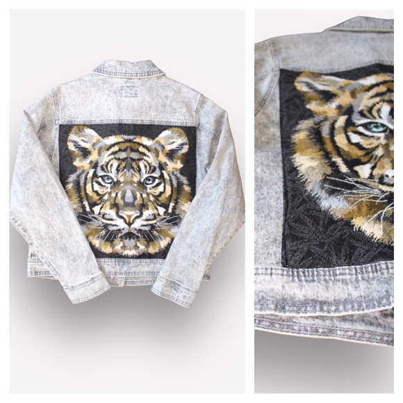 Denim Universal Threads Tiger Jacket - Picture 12 of 14